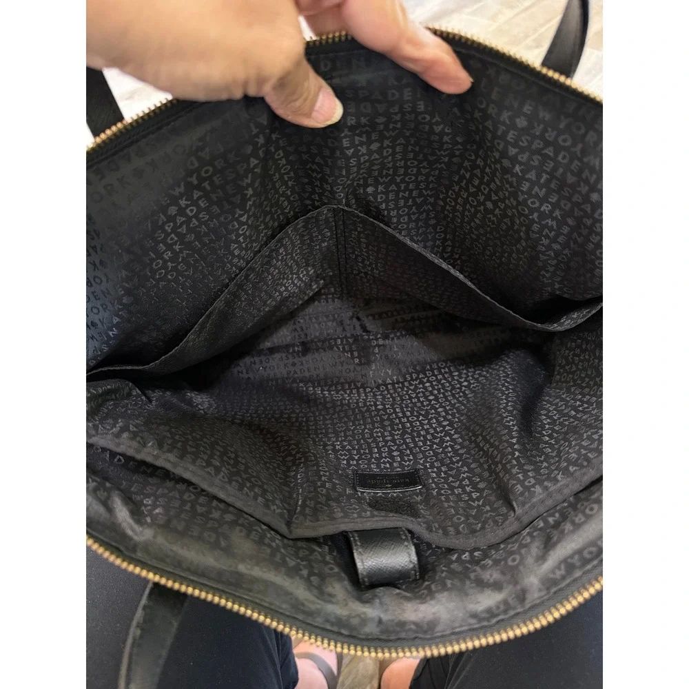 Kate Spade Daveney Wilson Road Musical Dots Laptop Bag Womens Nylon Work Bag